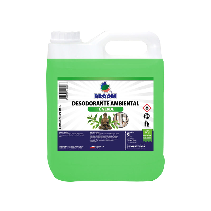 DESODORANTE AMBIENTAL TÉ VERDE (5 LITROS)