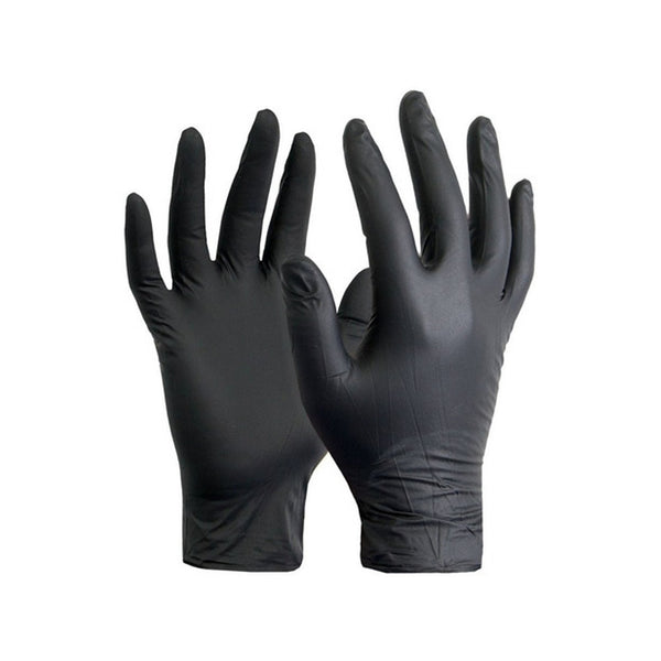 TALLA M - GUANTES DE NITRILO NEGRO (100 UNIDADES)