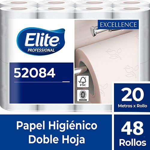 PAPEL HIGIÉNICO HABITACIONAL ELITE (20 METROS X 48 ROLLOS)